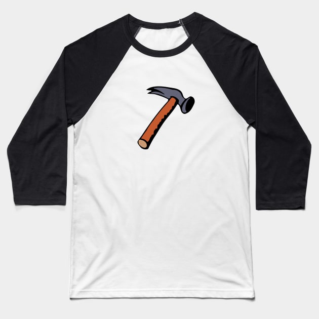 Hammer Baseball T-Shirt by linesdesigns